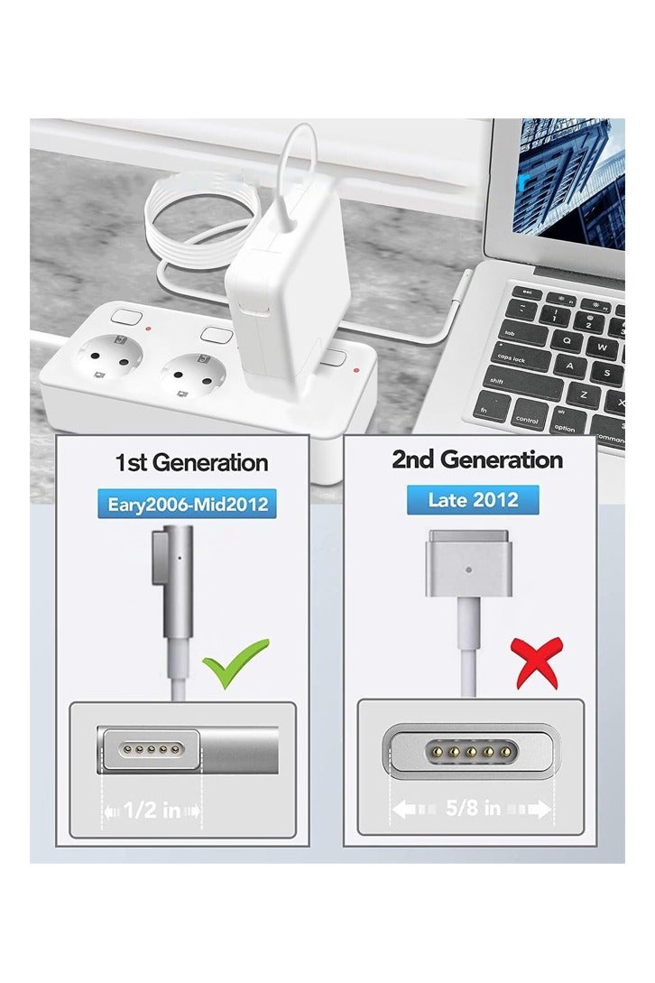 Compatible with MacBook Pro Charger 60W Replacement for L-Tip Models A1278 A1181 A1184 A1344 A1330 A1342 - Image 3