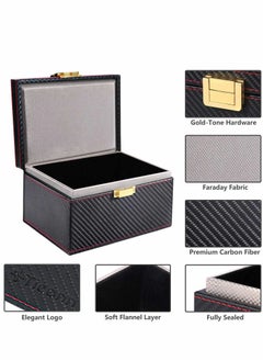 Y&D Faraday Box Car Key Fob Protector Keyless Entry Safe Protector RFID Anti-Theft Signal Blocking Cages  - Image 3