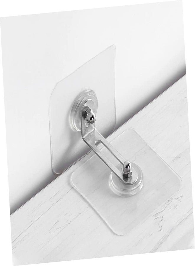 Bitrexup 4 PCS Adhesive Furniture Wall Anchors No Drill, Anti Tip Furniture Straps Kit for Baby Proofing, Secure Bookcase Dresser Shelf Cabinet to Wall for Child Safety - Removable, No Screw - Image 3