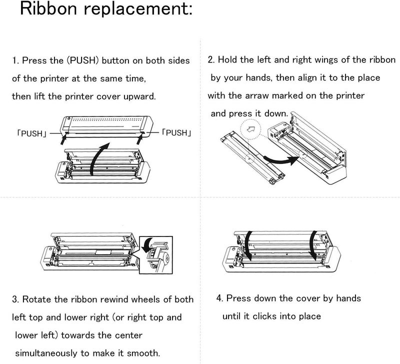 HPRT Thermal Transfer Ribbon - Applied In Mt800（210Mm） Portable Thermal Printer - Image 3