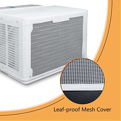 LBG Products Window AC Cover for U-Shaped Window Air Conditioner Unit,Mesh Design Window Air Conditioner Cover for Outdoor,Anti Leaf and Good Air Flow - Image 3
