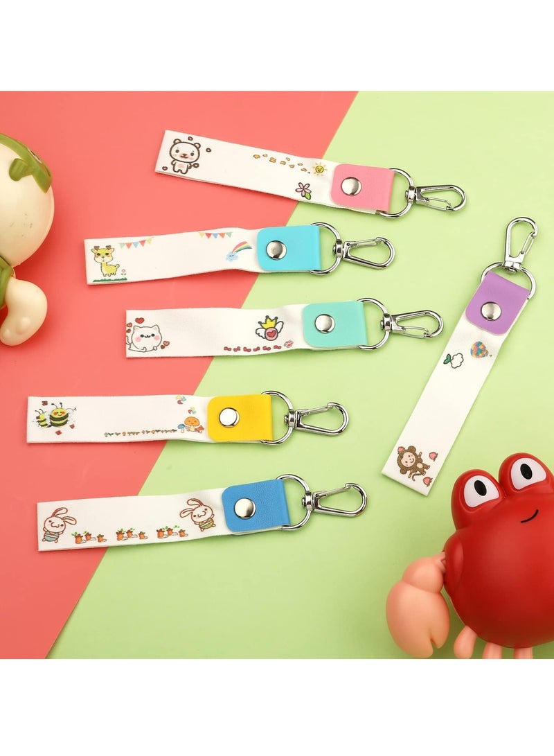 كيلا سلسلة مفاتيح باسم حقيبة الظهر، ملصقات أسماء للأطفال مع قلم، مشابك بطاقات اسم لطيفة، علامات هوية الطفل، مشابك اسم للأطفال، سلسلة مفاتيح باسم لحقائب الظهر للأولاد والبنات، زجاجة ماء، صندوق غداء، حافظة أقلام، 6 قطع - Image 2