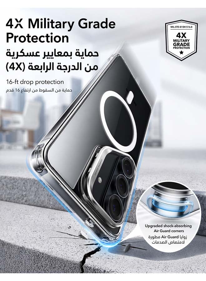 اي اس ار حافظة شفافة لهاتف سامسونج جالاكسي S26 مع قاعدة تخزين – متوافقة مع مغناطيس MagSafe، حماية بمعيار عسكري - Image 3