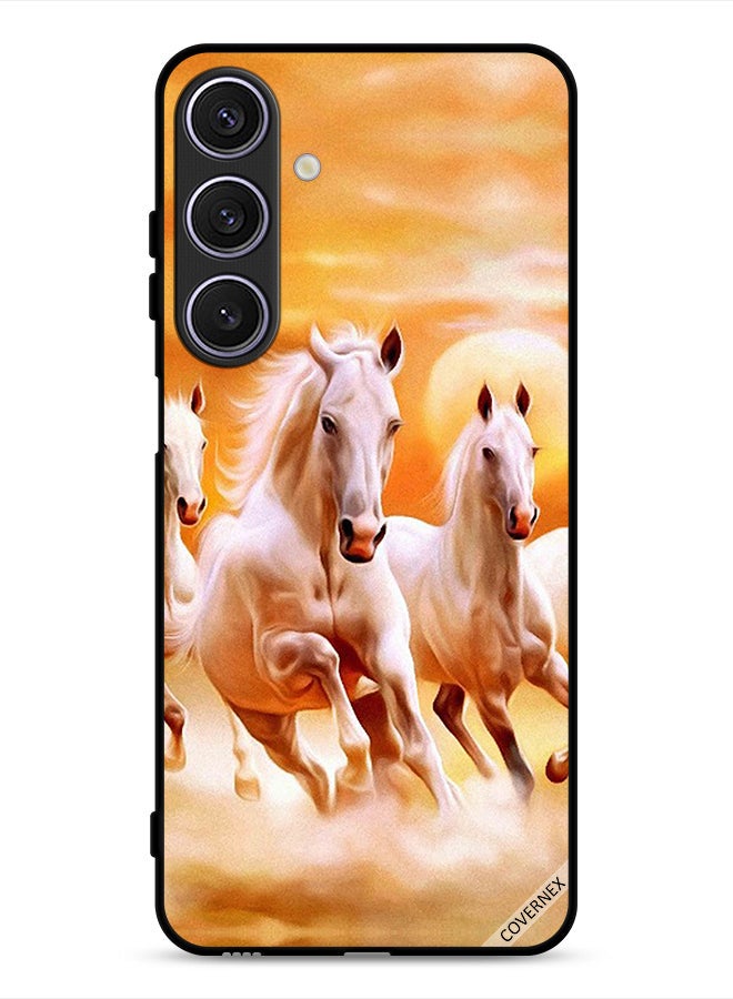 Covernex Samsung Galaxy A26 Protective Case Cover Horses Running - Image 1