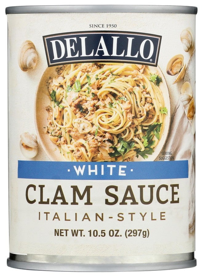 DELALLO CLAM SAUCE WHITE 10.5 OZ - Image 1