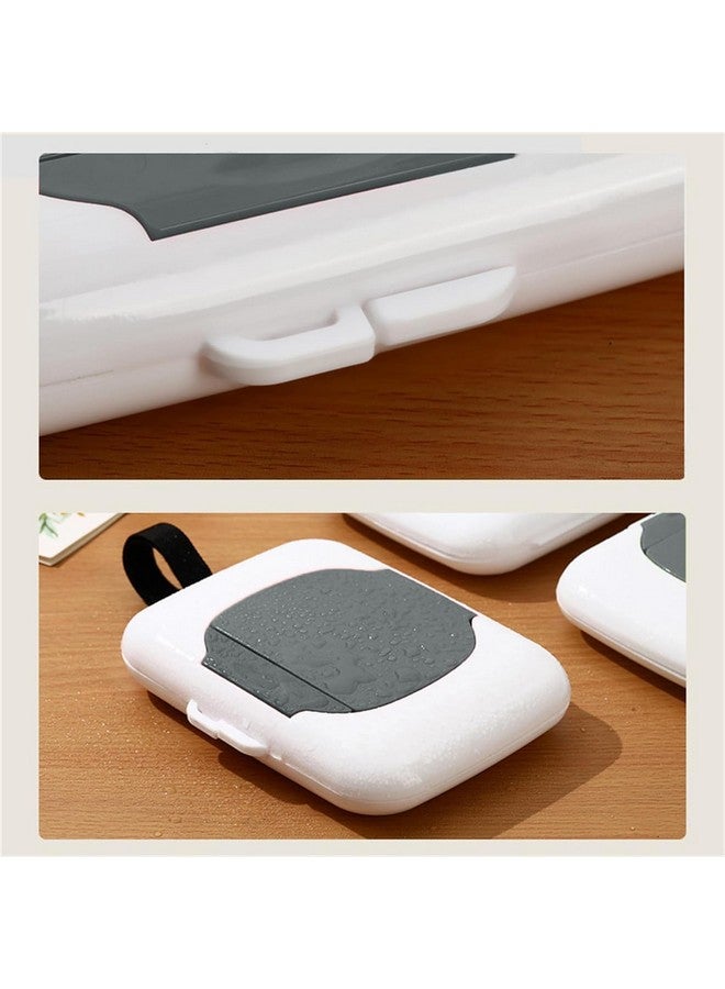 SquarezhenBo Gray Travel Wipe Holder 1PC - Reusable Stroller Hanging Dispenser with Refillable Case, Baby Safe Wet Wipe Container for On-The-Go Storage, Portable Wipes Box Accessories - Image 5