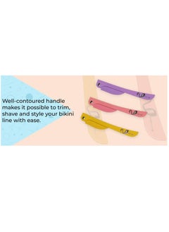 Feather-Flamingo Pack Of 3- Feather Flamingo Facial Razor for Face, Eyebrows & Body shaving | 3-Piece Facial Touch-up Razor  - Image 4