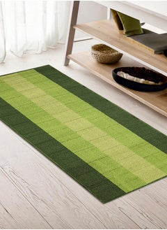 Status Contract Anti Slip Front Door Mat| Living Room Rug for Entrance Doors|Polypropylene Floor Mats Home|Essential Small Rugs for Office, Bedroom & Kitchen| (Green), 57 X 140 Cm  - Image 1