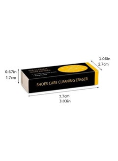 Generic 3-Pack White Shoes Cleaning Tools Suede Shoe Brush Suede Shoe Decontamination Eraser (Black)  - Image 3