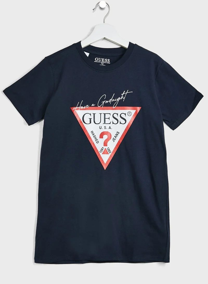 GUESS Kids Logo T-Shirt & Shorts Set