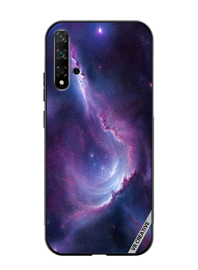 VR CREATIVE Protective Case Cover For Huawei Nova 5T Galaxy With Colorful Nebula Design Multicolour - Image 1