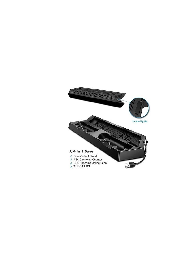 Y&D USB Controller Charger Dock Station Stand Base Charging Cooling Cooler Fan 3 HUB for PS4 - Image 2