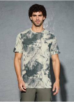 Technosport Men Camouflage Printed Round Neck Regular Fit T-Shirt  - Image 2