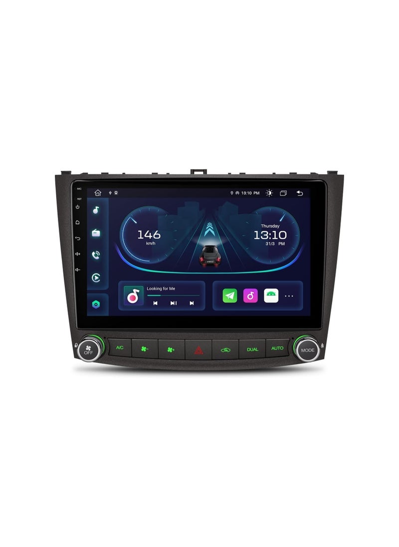 SHEZA STAR - Android Car Stereo for Lexus IS250 IS300 IS200 IS220 IS350 2005-2009 6GB RAM 128GB ROM 10 Inch Support SIM Card, Apple Carplay, MirrorLink WiFi BT, IPS Touch Screen with Backup Camera Included - Image 1