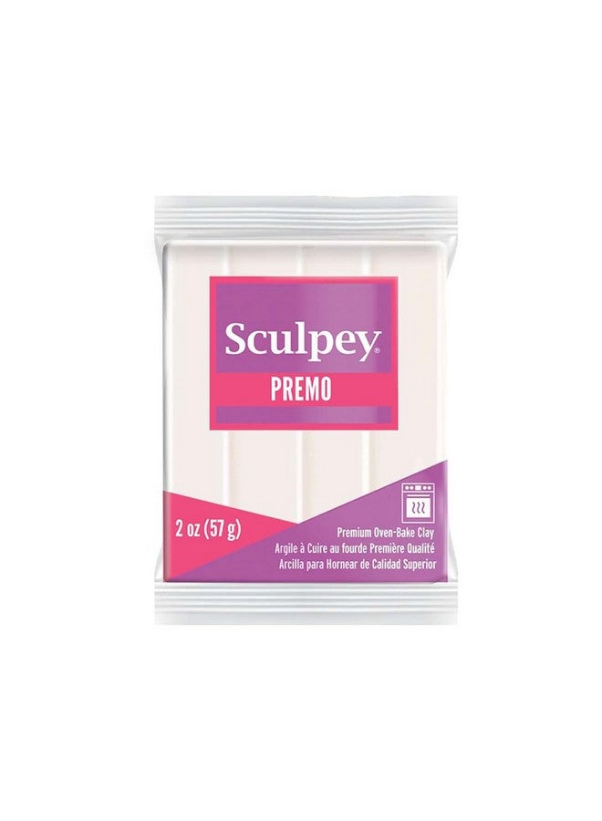 Sculpey Premo Sculpey Polymer Clay 2 Ounces White Translucent (Pe02 5527) - Image 1