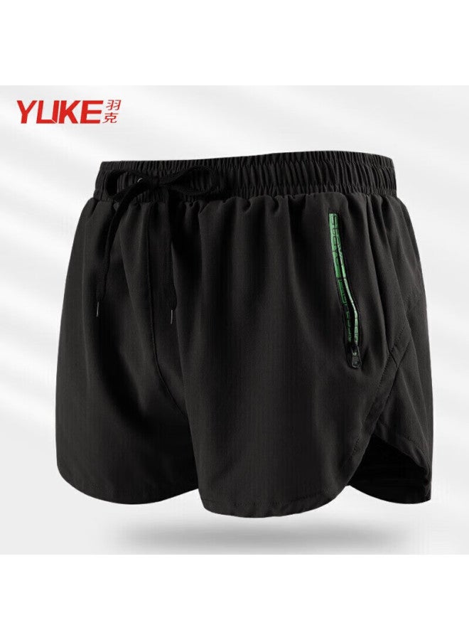 Yuke Swimming Trunks For Men, Anti-embarrassment Boxer Briefs Black XL - Image 3