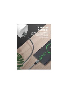 LDNIO LDNIO LS441 Fast Charging And Data Transfer Cable USB-A To Micro Suitable For Different Types Of DevMulticolors 1000 Mm And 1 Meter Length - Grey  - Image 2