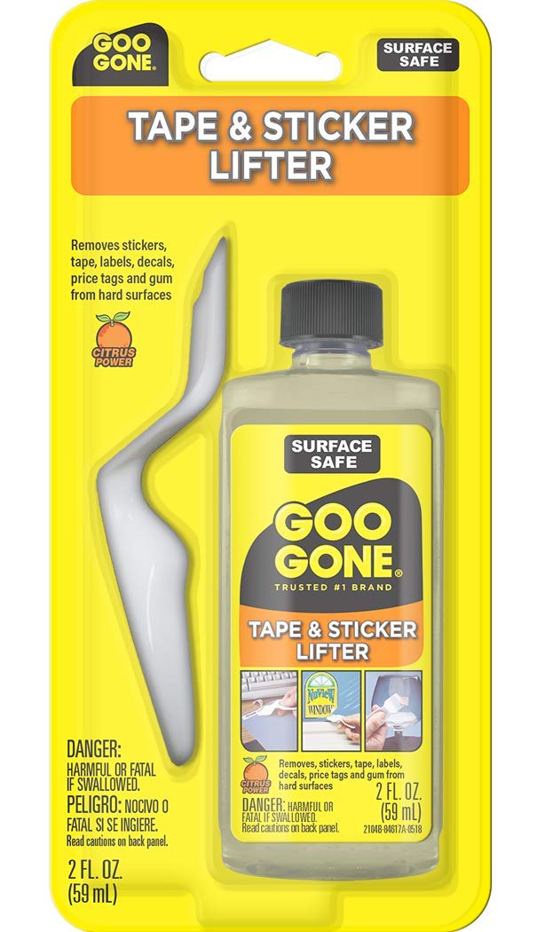 Goo Gone Sticker Lifter - Adhesive & Sticker Remover - 2 Ounce - Citrus Power Removes Stickers Tape Labels Decals Tags and Gum - Image 1