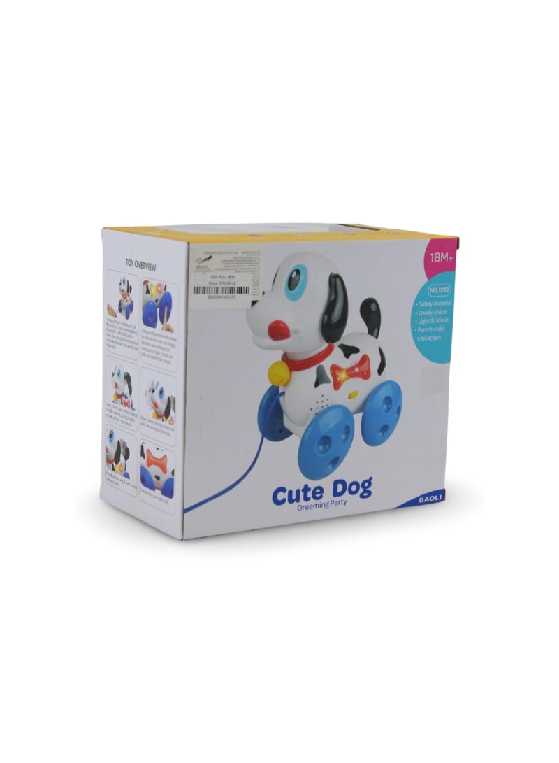 Pull-Along Cute Dog Toy with Light and Music - Image 2