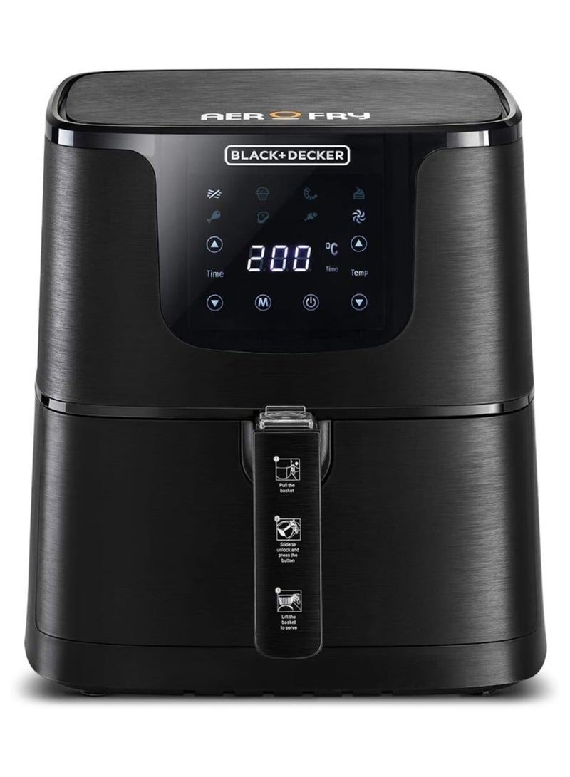 BLACK+DECKER Air Fryer 4.3 L 1700 W AF700-B5 Black - Image 1