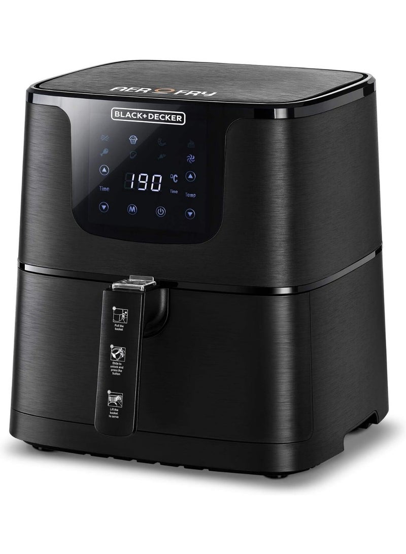 BLACK+DECKER Air Fryer 4.3 L 1700 W AF700-B5 Black - Image 2