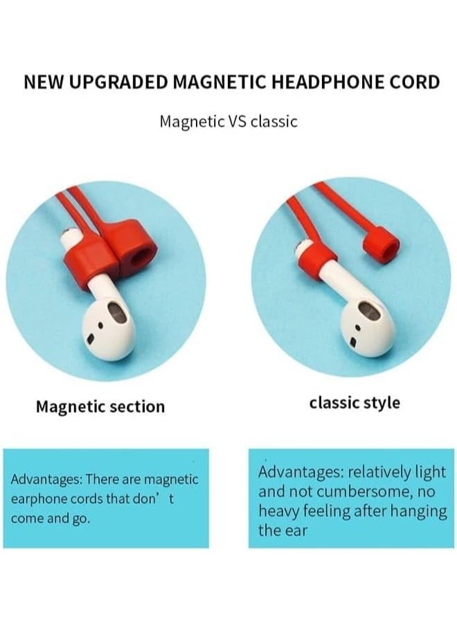 حزام رقبة من السيليكون الملون لسماعات الاذن اللاسلكية مضاد للسقوط ومضاد للضياع - Image 5