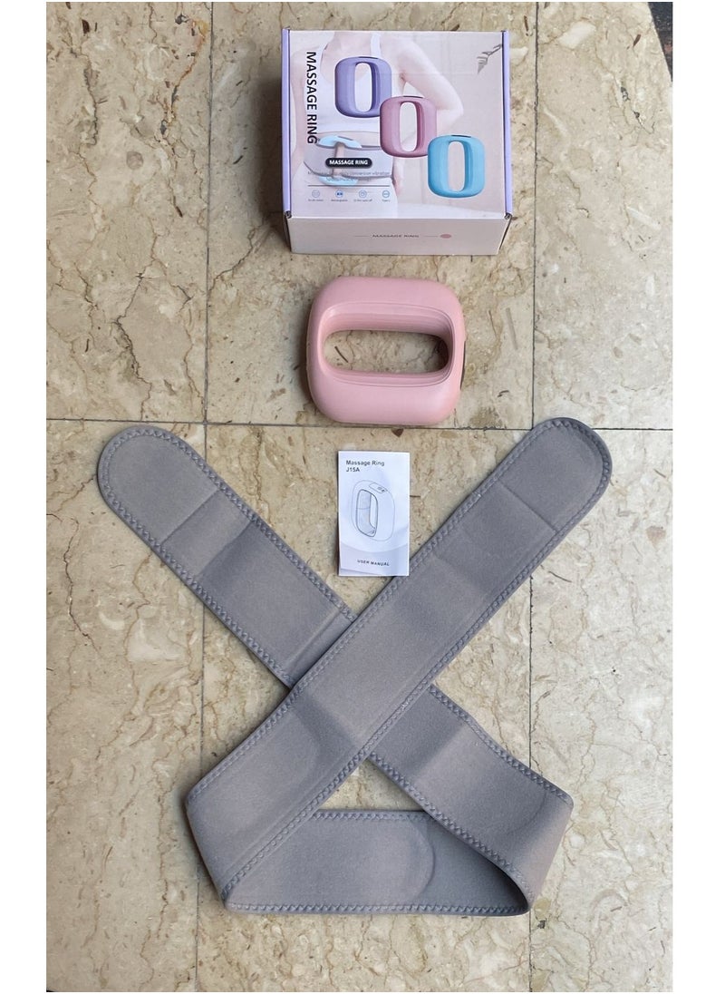 DubaiGallery Professional fascial ring leg massager device Three-in-One including standard belt deep vibration full-body slimming  - Image 4