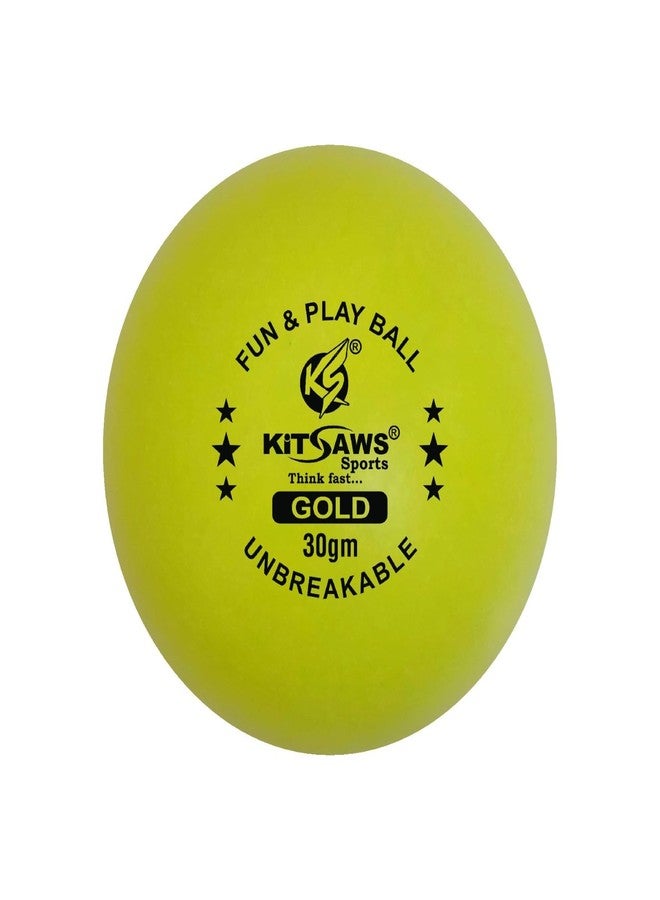 KITSAWS- Super Jumping 30 GM Plastic Balls for Cricket and Other Outdoor Games. Perfect Bounce and Swing. (Pack of 6 Balls) - Image 1