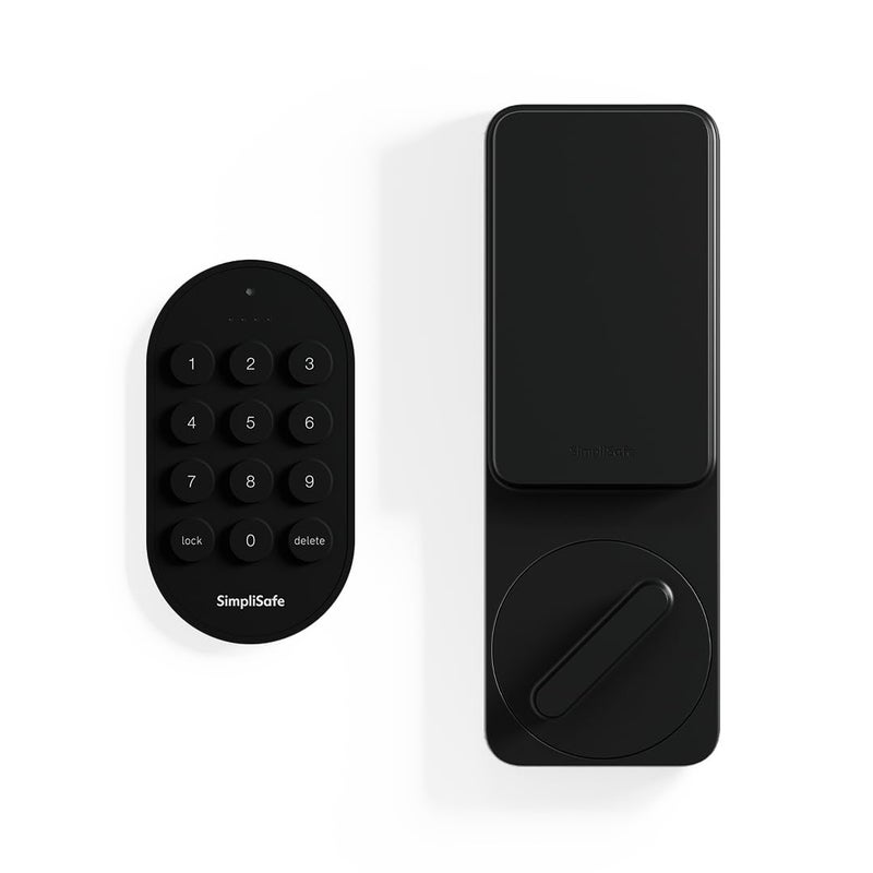 SimpliSafe Smart Lock Series 2 Black for The Gen 3 Home Security System