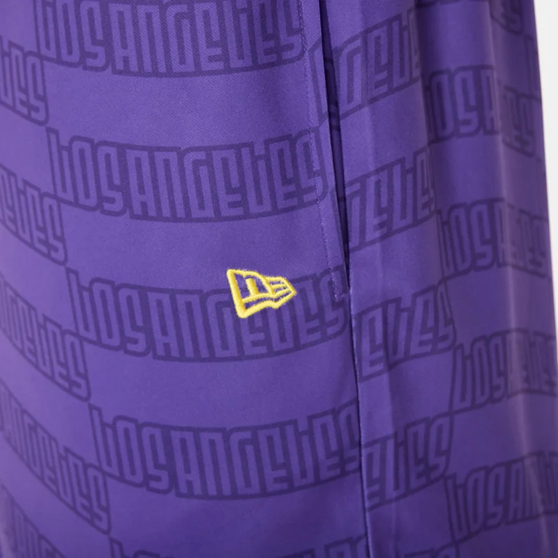 NEW ERA Purple Men's NBA LA Lakers All Over Print Shorts for Men | Best Price UAE
