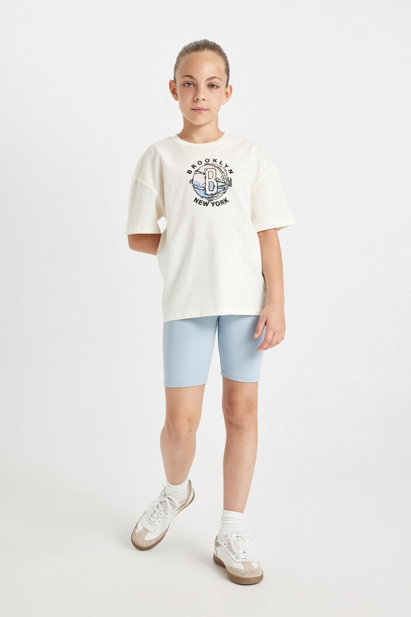 ديفاكتو بنطلون ليجن بناتي بايكر مضلع - Image 2