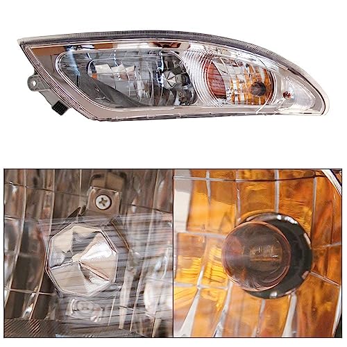 LEAVAN Headlights Assembly Fit for International Durastar 4200 4300 4400 4900 Truck,2002-2018 International 4300 Headlight Headlamp PairPair Driver (Left Side) and Passenger (Right Side) - Image 4
