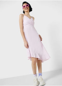 Urban Minx Ruffle Hem Strappy Dress