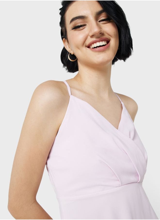 Urban Minx - Urban Minx Ruffle Hem Strappy Dress - Image 1