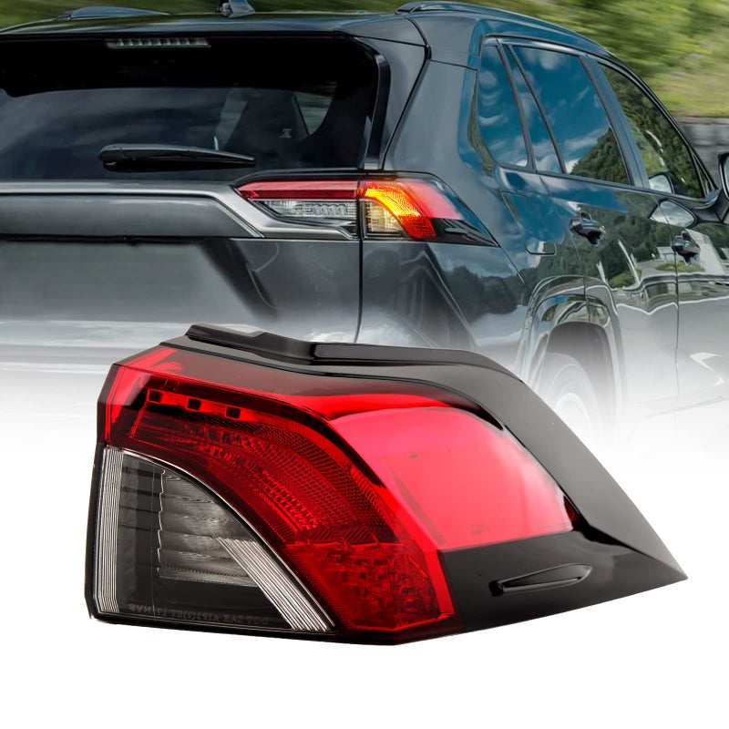 ضوء خلفي Clidr لسيارة تويوتا RAV4 2019 2020 2021 2022 مصباح الفرامل الخارجي استبدال 815600R090 TO2805148 الجانب الأيمن للركاب