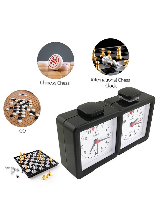 Chess Clock Quartz Electronic Analog Chess Clock Count Up Down Timer Game Timer I-go Count Up Down Timer  - Image 3
