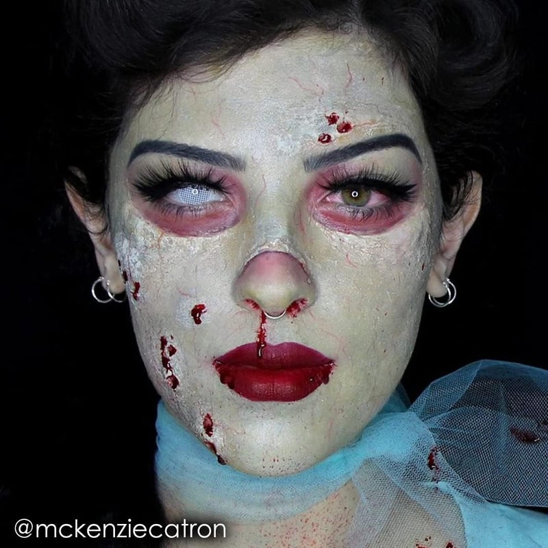 Mehron Fantasy FX Cream Makeup in Zombie Flesh - 1 oz Squeeze Tube for Face and Body Painting - Image 3