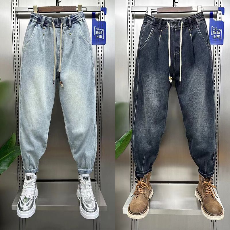 Unisex Classic Denim Jeans Loose Fit Daily Outdoor Wear - Image 2
