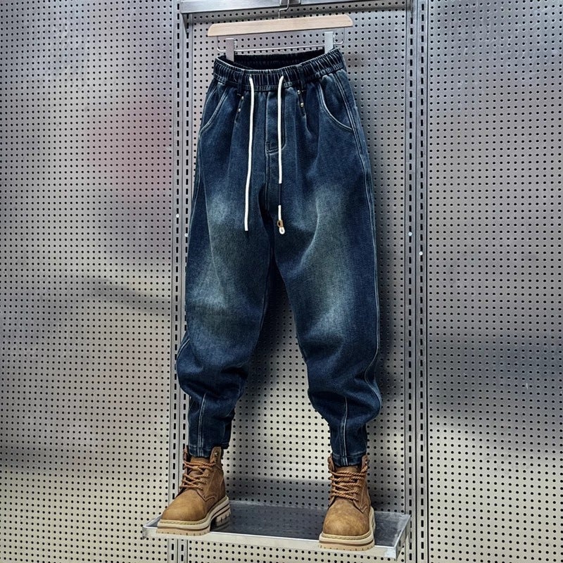 Unisex Classic Denim Jeans Loose Fit Daily Outdoor Wear - Image 5