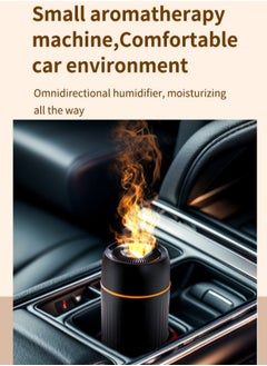 Lullaxx Lullaxx Car Aromatherapy Diffuser - 100ml USB-Powered Ultrasonic Essential Oil Humidifier with Cool Mist, 7-Color LED Lighting for Cars, Home & Office (Black)  - Image 5