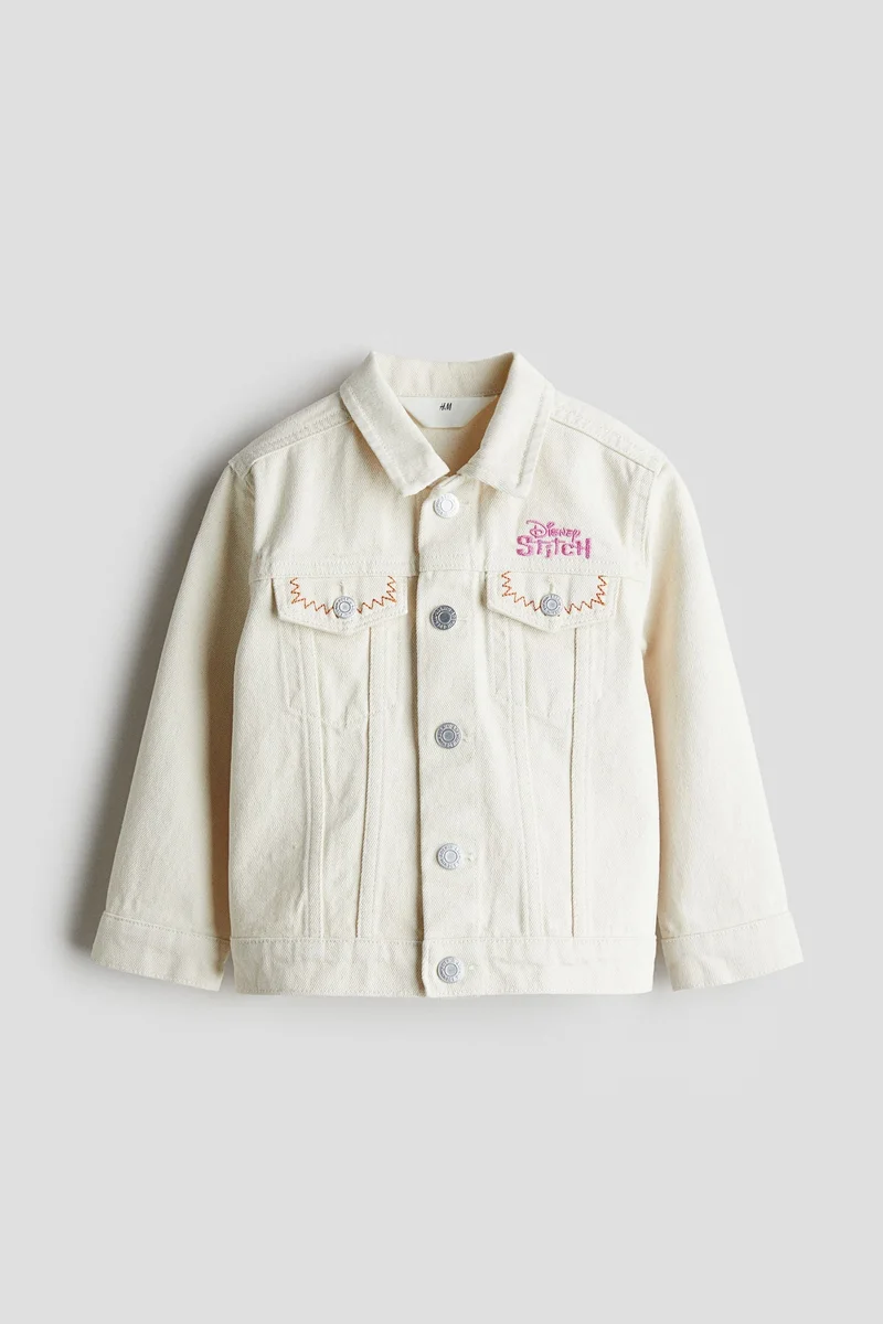 H&M Printed denim jacket