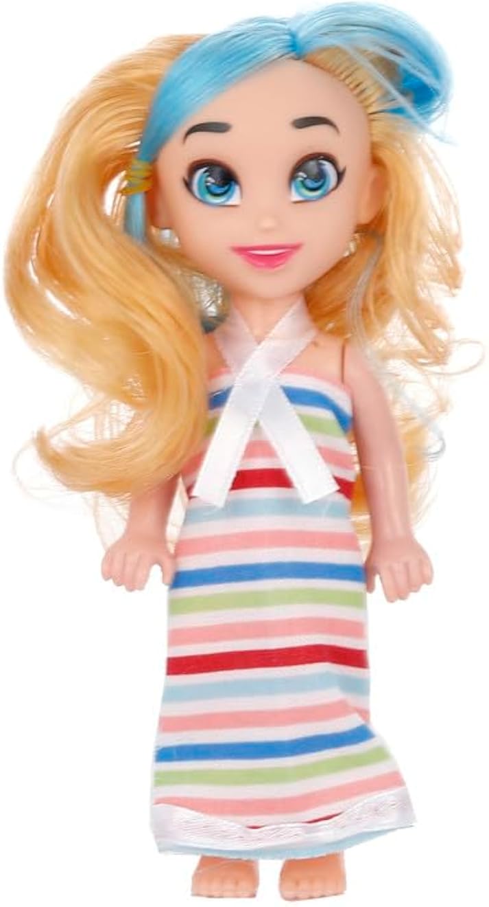 بامبولينا 3A A-34 دمية بلاستيكية قابلة للتصفيف للبنات - 3-5 سنوات، متعددة الألوان - جديد-3A-649-متعدد الألوان1