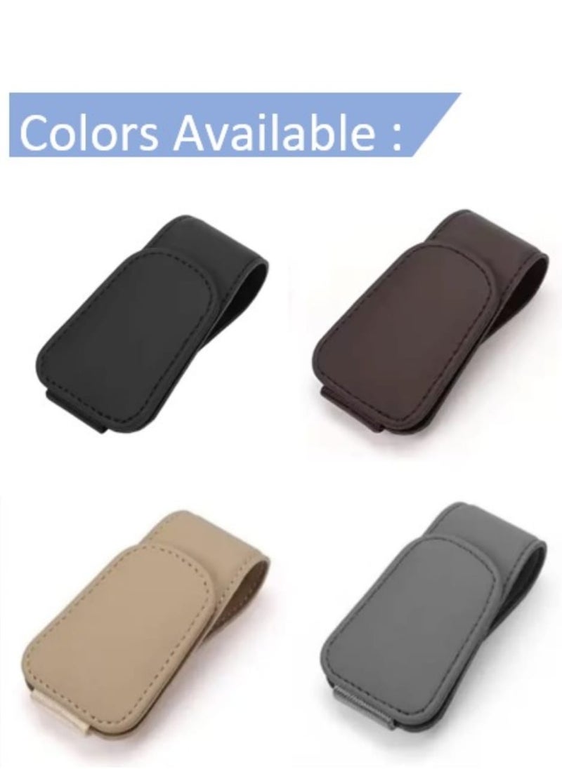 MAINTO AUTO Magnetic Eyeglass Holder for Car Visor - Secure Sunglass and Card Storage.  - Image 4