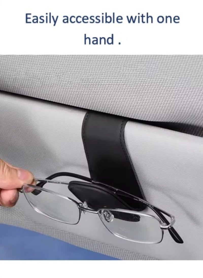 MAINTO AUTO Magnetic Eyeglass Holder for Car Visor - Secure Sunglass and Card Storage.  - Image 3