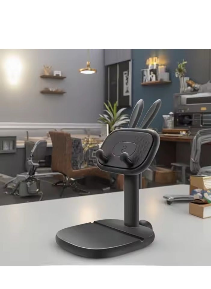 ديفيا حامل الهاتف المحمول العالمي  قابل للتعديل بزاوية الارتفاع للمكتب  حامل لهاتف iPhone متوافق مع جميع الاجهزه - Image 4