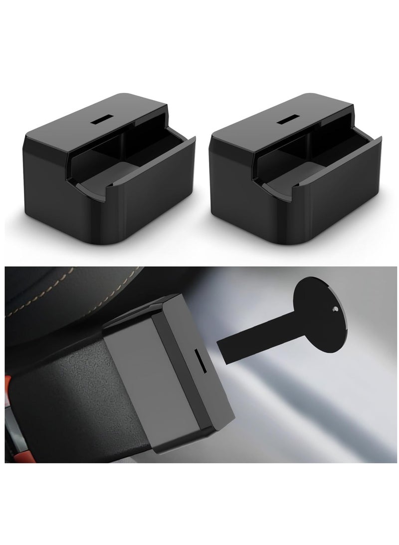 SYOSI Seat Belt Lock Cover for Car, Prevent Kids or Special Groups from Unbuckle Seat Belts, Universal Fit Seat Belt Anchor Guard for Child Seats 2 Pcs - Image 2