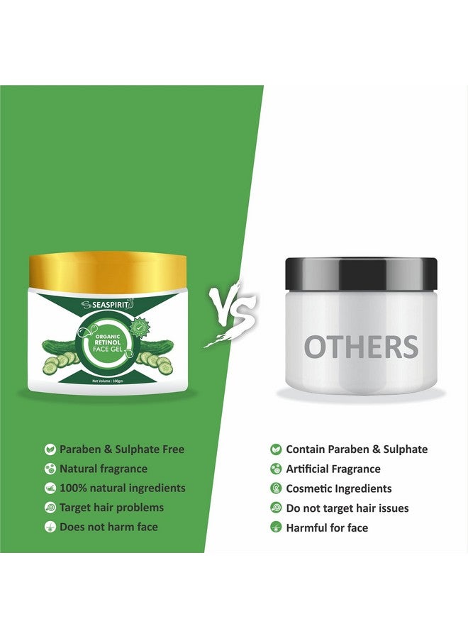 TOPHAVEN Organic Retinol Face Gel - 100gm Skin Brightening Moisturizing Light Weight Nourishing Formula for All Skin Types - Image 5