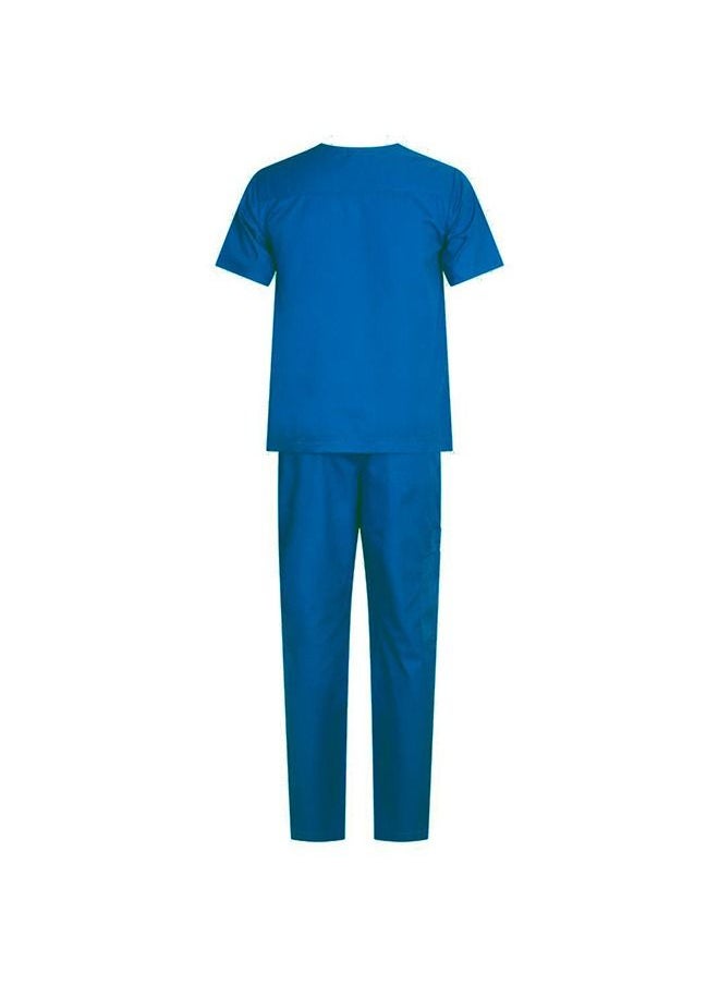 Klothon Medical Scrub Suit - Dark Marine, Polycotton Scrub For Men  - Image 2