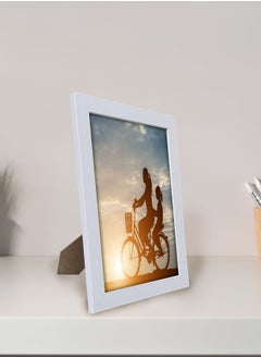 Decorhills DECORHILLS A4 Certificate Frame, 25x34cm, Premium Wood Grain Design with Real Glass, White Finish, Wall Mount & Tabletop Display, Ideal for Photos, Diplomas, Awards, and Certificates  - Image 3