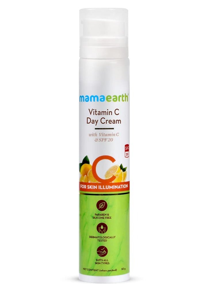 Vitamin C Day Cream For Face, with Vitamin C & SPF 20, for Skin Illumination – 50g